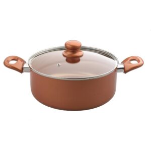 Brentwood Appliances 7-Piece Copper Nonstick Cookware Set in Copper
