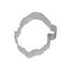 CybrTrayd 12-Piece Santa Face 3.75 in.  Tinplated Steel Cookie Cutter & Recipe
