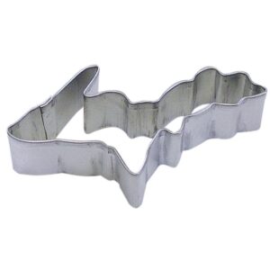 CybrTrayd 12-Piece Michigan [Upper] State Tinplate Steel Cookie Cutter & Recipe
