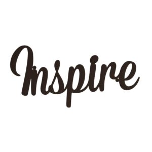 Lavish Home "Inspire" Metal Cutout Sign