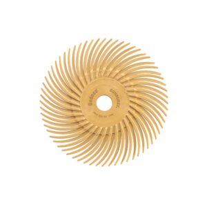 Dedeco Sunburst 3 in. x 3/8 in. 6 mic Radial Discs Extra-Fine Arbor Thermoplastic Cleaning and Polishing Tool (12-Pack)