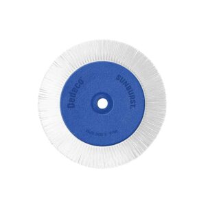 Dedeco Sunburst 8 in. x 1 in. 120-Grit TS Radial Discs Adjustable Arbor Medium Thermoplastic Polishing Tool