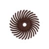 Dedeco Sunburst 1 in. Radial Discs - 1/8 in. 80-Grit Coarse Arbor Rotary Cleaning and Polishing Tool (48-Pack)