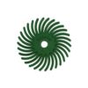 Dedeco Sunburst 1 in. Radial Discs - 1/8 in. 120-Grit Medium Arbor Rotary Cleaning and Polishing Tool (48-Pack)