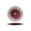 Dedeco Sunburst 7/8 in. Knife-Edge Radial Discs - 1/16 in. Standard 220-Grit Arbor Rotary Polishing Tool (12-Pack)