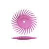Dedeco Sunburst 7/8 in. Knife-Edge Radial Discs - 1/16 in. Fine 600-Grit (Pumice) Arbor Rotary Polishing Tool (48-Pack)