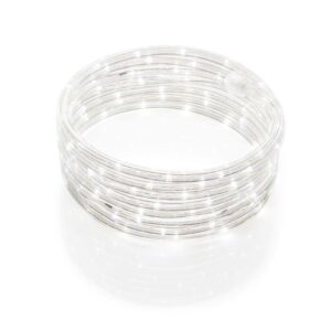 DEERPORT DECOR 16 ft. Cool White All Occasion Indoor Outdoor LED Rope Light 360-Degree Directional Shine Decoration