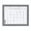 DesignOvation Bosc Monthly Dry Erase Calendar Memo Board