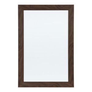DesignOvation Beatrice Walnut Brown Dry Erase Memo Board