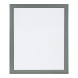 DesignOvation Bosc Gray Dry Erase Memo Board