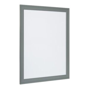 DesignOvation Bosc Gray Dry Erase Memo Board
