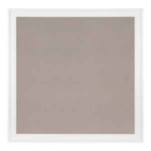 DesignOvation Bosc White Fabric Pinboard Memo Board