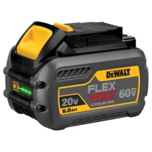 DEWALT FLEXVOLT 60-Volt MAX Cordless Brushless 6-1/2 in. Track Saw Kit with (2) FLEXVOLT 6.0Ah Batteries & 59 in. Track