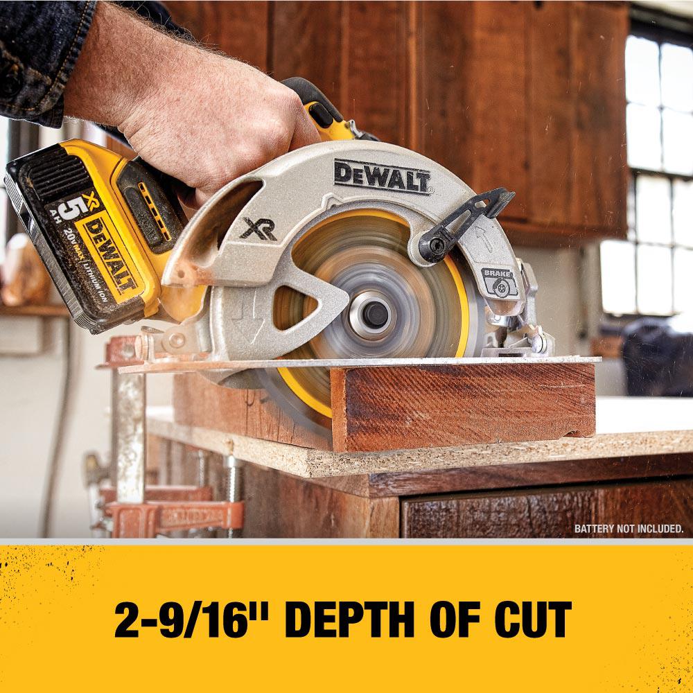 DEWALT 20-Volt MAX XR Cordless Brushless 5 in. Random Orbital Sander with 7-1/4 in. Circular Saw & (1) 20-Volt Battery 4.0Ah