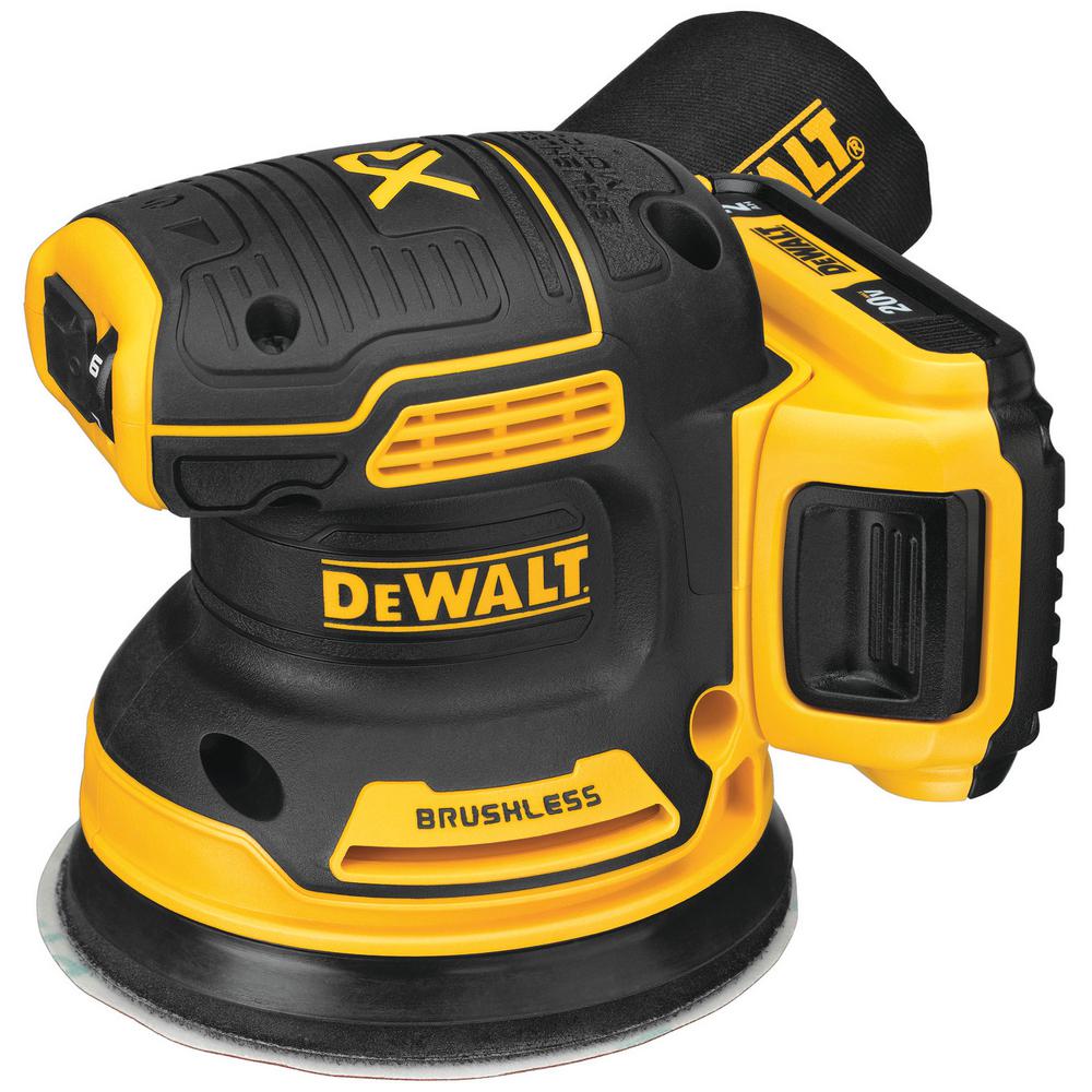 DEWALT 20-Volt MAX XR Cordless Brushless 5 in. Random Orbital Sander with (1) 20-Volt Battery 2.0Ah & Charger