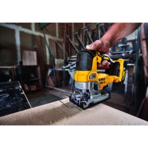 DEWALT 20-Volt MAX XR Cordless Brushless 5 in. Random Orbital Sander with (1) 20-Volt Battery 2.0Ah & Jigsaw