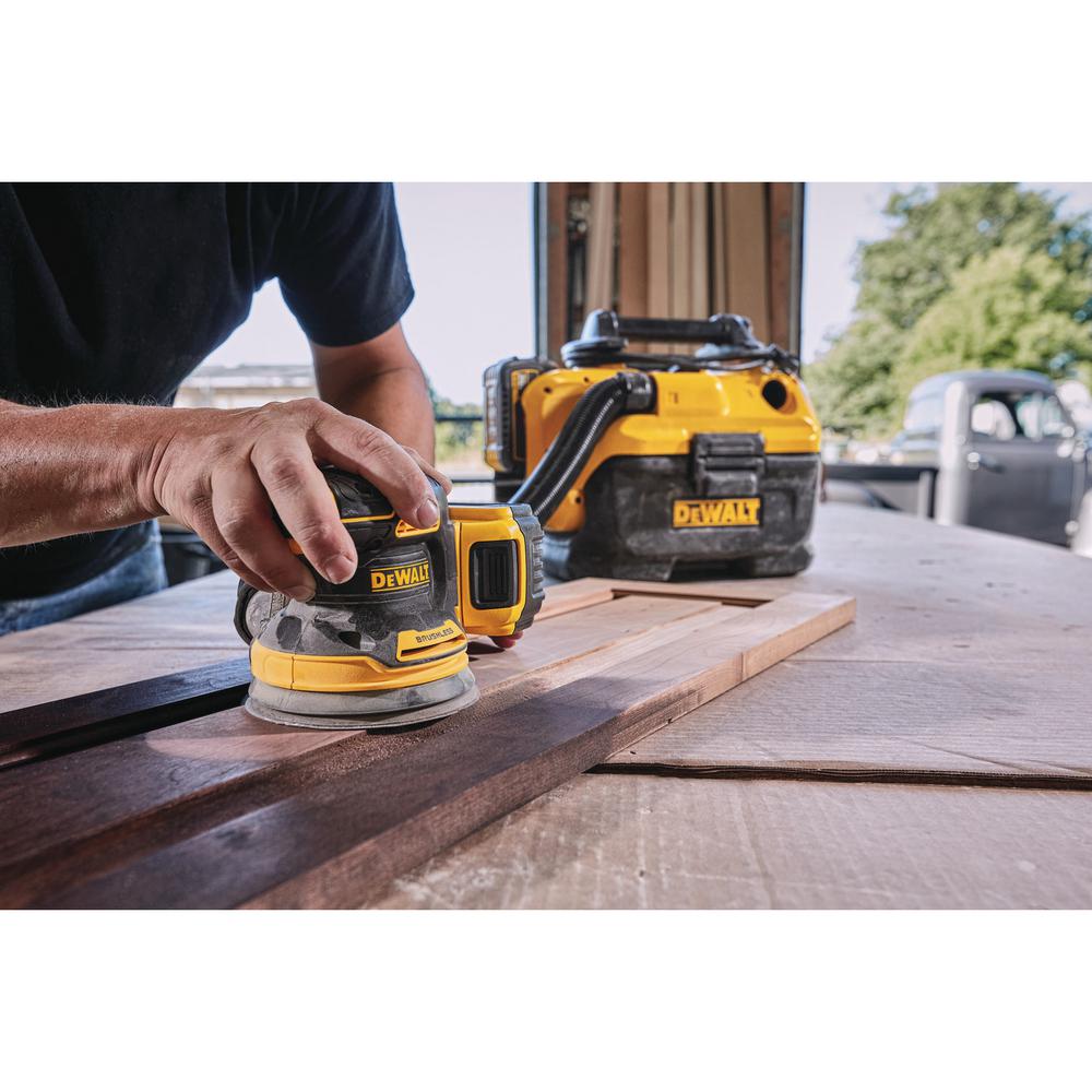 DEWALT 20-Volt MAX XR Cordless Brushless 5 in. Random Orbital Sander with (1) 20-Volt Battery 5.0Ah & Charger