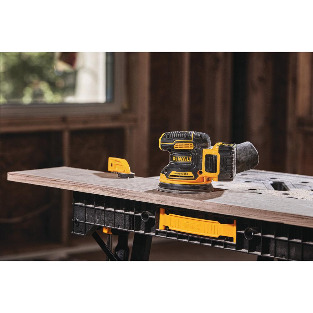 DEWALT 20-Volt MAX XR Cordless Brushless 5 in. Random Orbital Sander with (1) 20-Volt Battery 5.0Ah & Charger