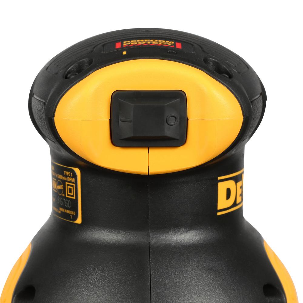 DEWALT 3 Amp Corded 5 in. Random Orbital Hook and Loop Sander