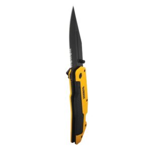 DEWALT 3.5 in. Stainless Steel Serrated Clip Point Folding Knife