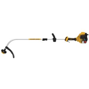 DEWALT 27 cc 2-Cycle Gas Curved Shaft String Trimmer with Attachment Capability
