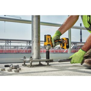 DEWALT 20-Volt MAX XR Cordless Brushless 1/2 in. Mid-Range Impact Wrench with Detent Pin Anvil, (1) 20-Volt 3.0Ah Battery