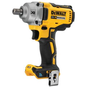 DEWALT 20-Volt MAX XR Cordless Brushless 1/2 in. Mid-Range Impact Wrench with Detent Pin Anvil & Tool Connect (Tool-Only)