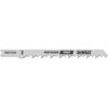 DEWALT 4 in. 6 TPI Fast Clean Wood Cutting Jig Saw Blade HCS U-Shank (5-Pack)