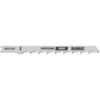 DEWALT 4 in. 6 TPI Fast Clean Wood Cutting Jig Saw Blade HCS U-Shank (2-Pack)