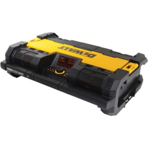 DEWALT TOUGHSYSTEM 14-1/2 in. Portable and Stackable Radio/Digital Music Player with Bluetooth and Battery Charger