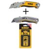 DEWALT Hand Tool Combo (Features 2 Utility Knives and 75-Pack Blades, 3-Piece)