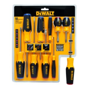 DEWALT Chrome Vanadium Mechanics Tool Set (192-Piece) with Plier Set (3-Piece) and Screwdriver Set (10-Piece)