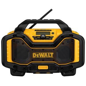DEWALT FLEXVOLT 120-Volt MAX Cordless Brushless 12 in. Miter Saw with AC Adapter, (2) FLEXVOLT 6.0Ah Batteries & Radio