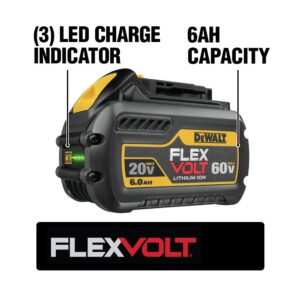 DEWALT FLEXVOLT 60-Volt MAX Cordless Brushless 8-1/4 in. Table Saw Kit with (1) FLEXVOLT 6.0Ah Battery