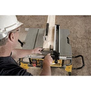 DEWALT 15 Amp Corded 10 in. Job Site Table Saw with Rolling Stand