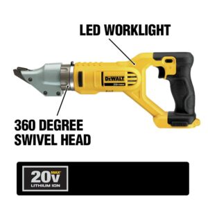 DEWALT 20-Volt MAX Cordless 14-Gauge Swivel Head Double Cut Shears (Tool-Only)