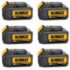 DEWALT 20-Volt MAX Premium Lithium-Ion 3.0Ah Battery Pack (6-Pack)