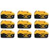 DEWALT 20-Volt MAX XR Premium Lithium-Ion 4.0Ah Battery Pack (9-Pack)