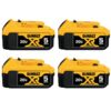 DEWALT 20-Volt MAX XR Premium Lithium-Ion 5.0Ah Battery Pack (4-Pack)