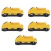 DEWALT 20-Volt MAX Compact Lithium-Ion 3.0Ah Battery Pack (5-Pack)
