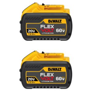 DEWALT FLEXVOLT 20-Volt/60-Volt MAX Lithium-Ion 12.0Ah Battery (2-Pack)
