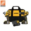 DEWALT ATOMIC 20-Volt MAX Cordless Brushless Compact Drill/Impact Combo Kit (2-Tool) with (2) 1.3Ah Batteries, Charger & Bag