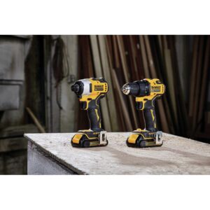 DEWALT ATOMIC 20-Volt MAX Cordless Brushless Compact Drill/Impact Combo Kit (2-Tool) with (2) 1.3Ah Batteries, Charger & Bag