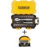 DEWALT 1/2 in. Drive Combination Socket Set with Case (23-Piece) with Bonus 9 ft. x 1/2 in. Pocket Tape Measure