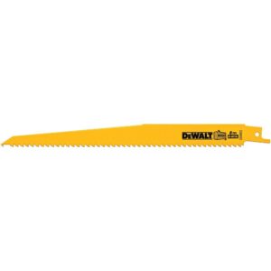 DEWALT 9 in. 6 Teeth per in. Taper Back Bi-Metal Reciprocating Saw Blade (5-Pack)