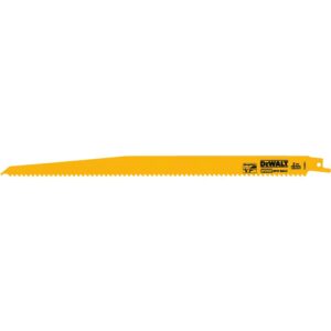 DEWALT 12 in. 6 Teeth per in. Taper Back Bi-Metal Reciprocating Saw Blade (5-Pack)