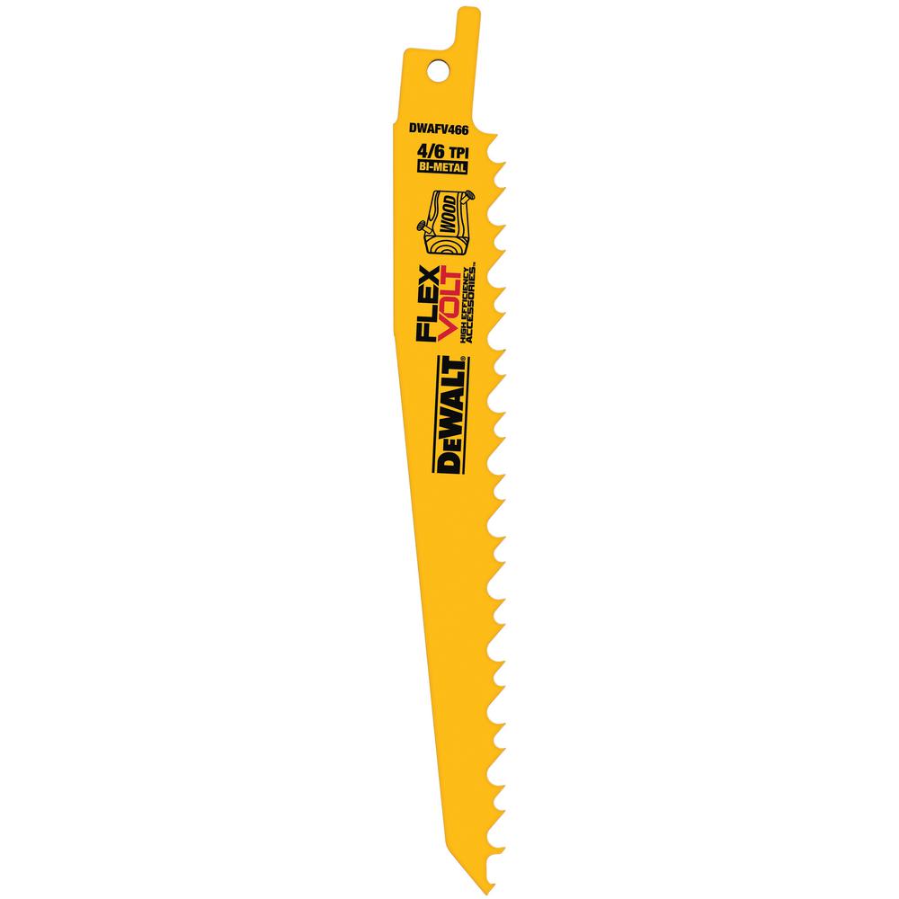 DEWALT FLEXVOLT Bi-Metal Reciprocating Saw Blade Set (8-Piece) with10-Compartment Pro Small Parts Organizers