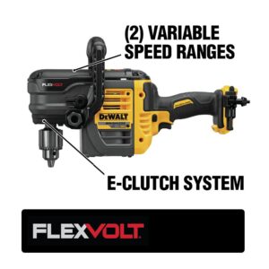 DEWALT FLEXVOLT 60-Volt MAX Cordless Brushless 1/2 in. Stud & Joist Drill with E-Clutch & (3) FLEXVOLT 6.0Ah Batteries