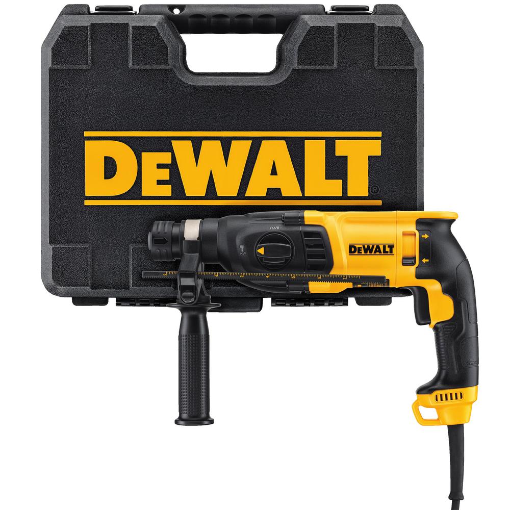 DEWALT 7 Amp 1 in. Corded SDS-plus Pistol Grip Concrete/Masonry Rotary Hammer with Case