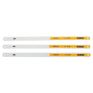 DEWALT 10 in. 18, 24 and 32-TPI Bi-Metal Hacksaw Blade (3-Pack)